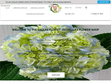 Tablet Screenshot of flowersdallas1.com